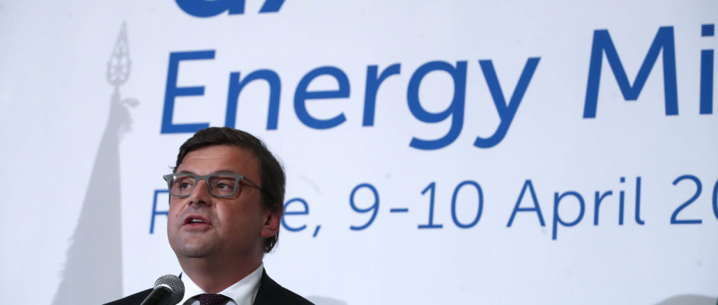 Carlo Calenda G7 Energia